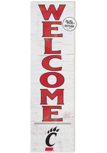 KH Sports Fan Cincinnati Bearcats 10x35 Welcome Sign - White