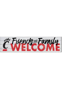 KH Sports Fan Cincinnati Bearcats 40x10 Welcome Sign - Red