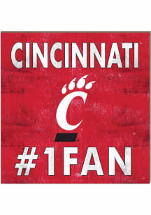 KH Sports Fan Cincinnati Bearcats 10x10 #1 Fan Sign - Red