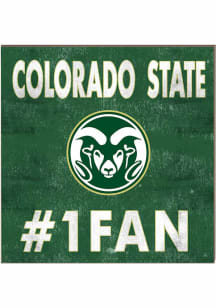 KH Sports Fan Colorado State Rams 10x10 #1 Fan Sign - Green