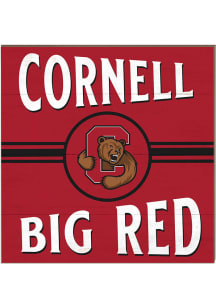 KH Sports Fan Cornell Big Red 10x10 Retro Sign - Red