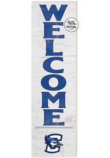 KH Sports Fan Creighton Bluejays 10x35 Welcome Sign - White