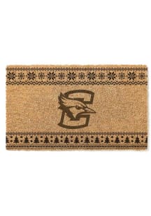 Creighton Bluejays Holiday Logo Door Mat