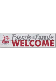 KH Sports Fan CSU Chico Wildcats 40x10 Welcome Sign - Cardinal