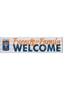 KH Sports Fan Cal State Fullerton Titans 40x10 Welcome Sign - Navy Blue