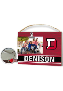 Denison Big Red Clip It Colored Logo Photo Picture Frame - Red