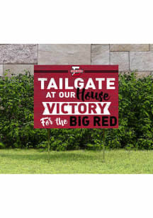 Denison Big Red KH Sports Fan 18x24 Tailgate Yard Sign - Red