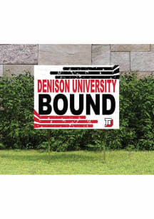 Denison Big Red KH Sports Fan 18" x 24" Retro School Bound Yard Sign - Red