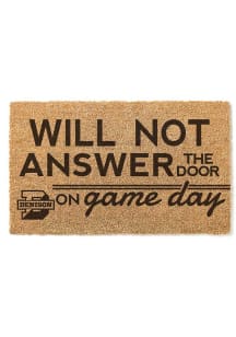 Denison Big Red Will Not Answer on Game Day Door Mat