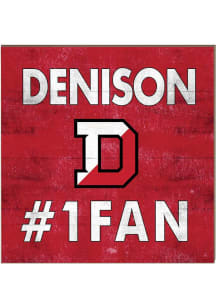 KH Sports Fan Denison Big Red 10x10 #1 Fan Sign - Red