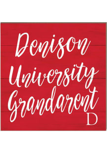 KH Sports Fan Denison Big Red 10in x 10in Grandparents Sign - Red