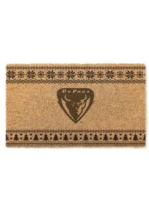 DePaul Blue Demons Holiday Logo Door Mat