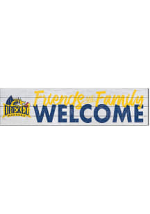 KH Sports Fan Drexel Dragons 40x10 Welcome Sign - Navy Blue