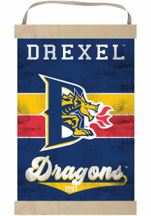 KH Sports Fan Drexel Dragons Reversible Retro Banner Sign - Navy Blue