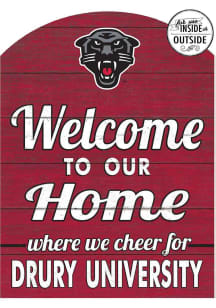 KH Sports Fan Drury Panthers 16x22 Indoor Outdoor Marquee Sign - Red