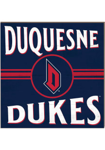 KH Sports Fan Duquesne Dukes 10x10 Retro Sign - Red