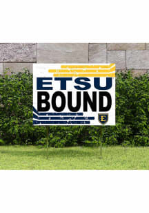 East Tennesse State Buccaneers KH Sports Fan 18" x 24" Retro School Bound Yard Sign - Navy Blue