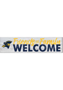 KH Sports Fan East Tennesse State Buccaneers 40x10 Welcome Sign - Navy Blue