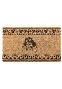 East Carolina Pirates Holiday Logo Door Mat
