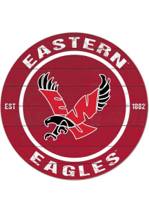 KH Sports Fan Eastern Washington Eagles 20x20 Colored Circle Sign - Red