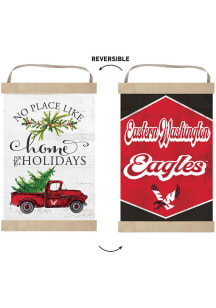 KH Sports Fan Eastern Washington Eagles Holiday Reversible Banner Sign - White