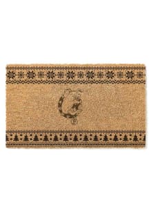 Ferris State Bulldogs Holiday Logo Door Mat