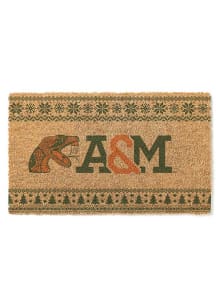 Florida A&M Rattlers Holiday Logo Door Mat