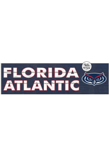KH Sports Fan Florida Atlantic Owls 35x10 Indoor Outdoor Colored Logo Sign - Blue
