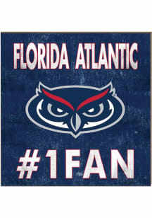 KH Sports Fan Florida Atlantic Owls 10x10 #1 Fan Sign - Blue