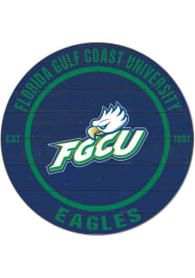 KH Sports Fan Florida Gulf Coast Eagles 20x20 Colored Circle Sign - Green
