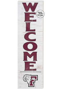 KH Sports Fan Fordham Rams 10x35 Welcome Sign - White
