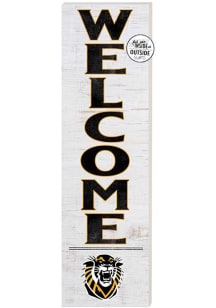 KH Sports Fan Fort Hays State Tigers 10x35 Welcome Sign - White