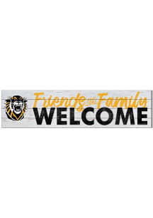 KH Sports Fan Fort Hays State Tigers 40x10 Welcome Sign - Black