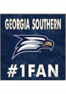 KH Sports Fan Georgia Southern Eagles 10x10 #1 Fan Sign - Blue
