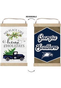 KH Sports Fan Georgia Southern Eagles Holiday Reversible Banner Sign - White