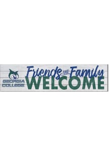 KH Sports Fan Georgia College Bobcats 40x10 Welcome Sign - Blue