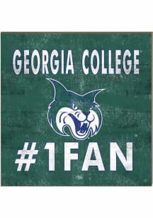 KH Sports Fan Georgia College Bobcats 10x10 #1 Fan Sign - Blue