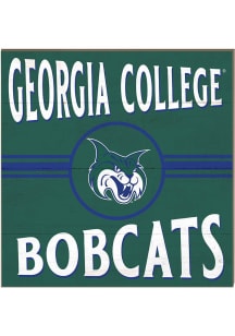 KH Sports Fan Georgia College Bobcats 10x10 Retro Sign - Blue