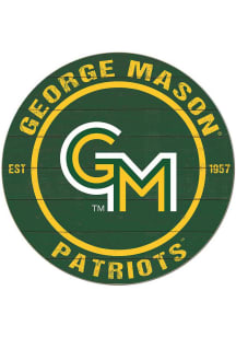 KH Sports Fan George Mason University 20x20 Colored Circle Sign - Green