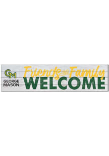 KH Sports Fan George Mason University 40x10 Welcome Sign - Green