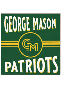 KH Sports Fan George Mason University 10x10 Retro Sign - Green