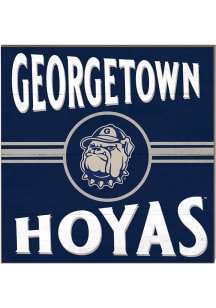 KH Sports Fan Georgetown Hoyas 10x10 Retro Sign - Blue