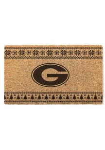Georgia Bulldogs Holiday Logo Door Mat