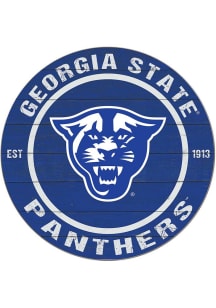 KH Sports Fan Georgia State Panthers 20x20 Colored Circle Sign - Blue