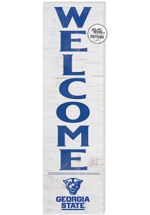 KH Sports Fan Georgia State Panthers 10x35 Welcome Sign - White