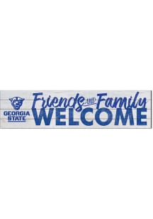 KH Sports Fan Georgia State Panthers 40x10 Welcome Sign - Blue