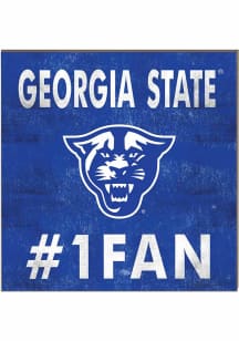 KH Sports Fan Georgia State Panthers 10x10 #1 Fan Sign - Blue