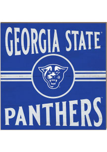 KH Sports Fan Georgia State Panthers 10x10 Retro Sign - Blue