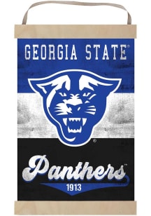 KH Sports Fan Georgia State Panthers Reversible Retro Banner Sign - Blue