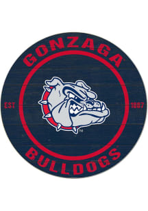 KH Sports Fan Gonzaga Bulldogs 20x20 Colored Circle Sign - Blue